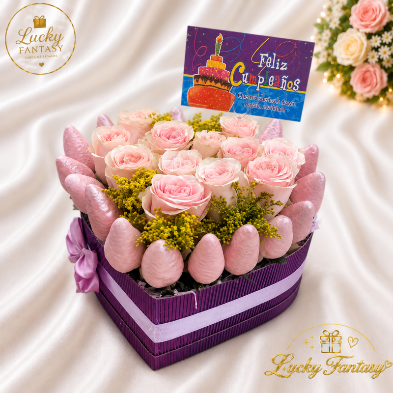 Corazón Dulce de Rosas