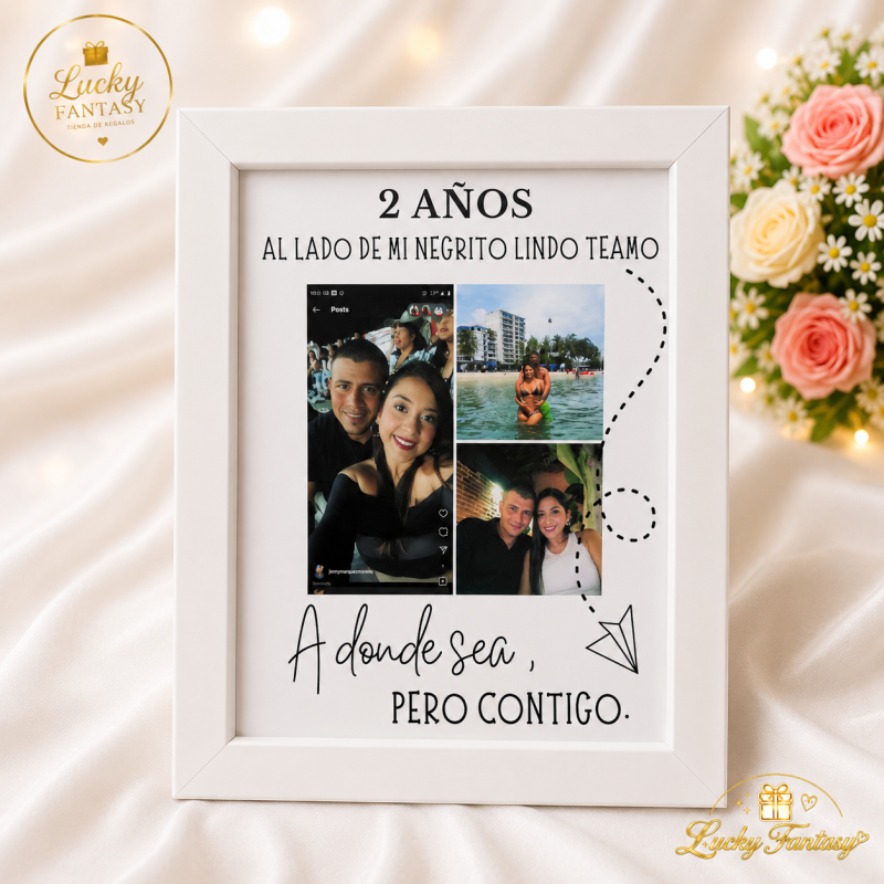 Nuestra Historia – Cuadro Personalizado con Fotos