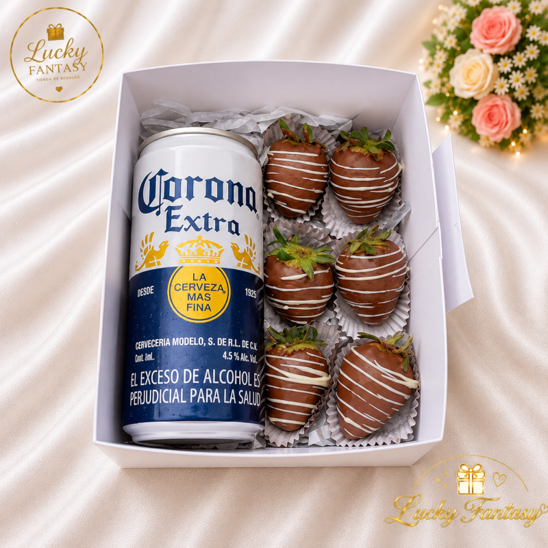 Dulce Brindis – Fresas con Chocolate y Cerveza